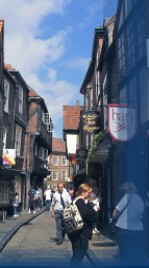 Historic street in York City Centre